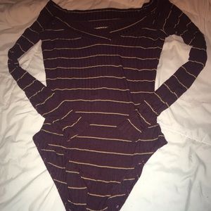 American Eagle bodysuit off the shoulder